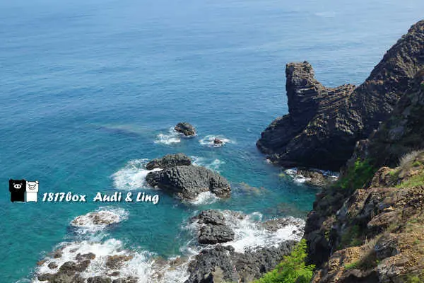 【澎湖。七美】七美最美的水色海域。石獅風景區。龍埕海蝕平台。澎湖七美景點