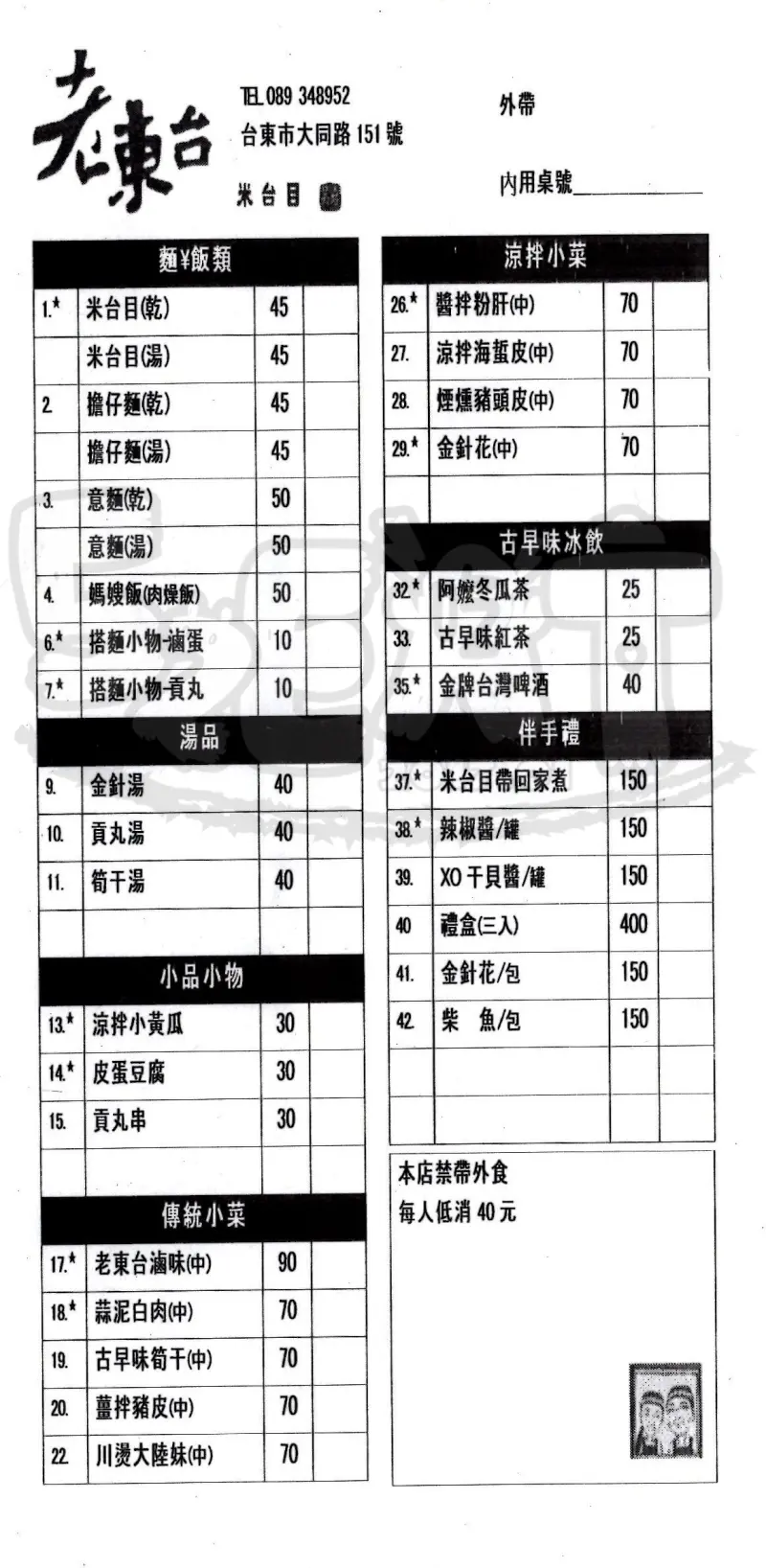 【台東市超人氣米苔目推薦】老東台米台目菜單價位大公開！超人氣風靡台東60年ㄟ小吃店搬家了~台東大同路美食小吃旅遊景點推薦。