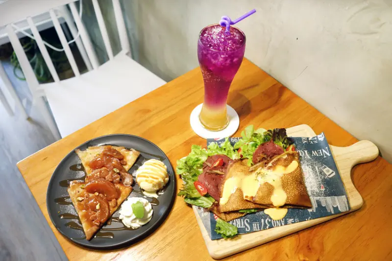 【台南下午茶】｜正林烘焙坊｜邊吃法式薄餅、邊看藝術展覽、享受悠閒時光！