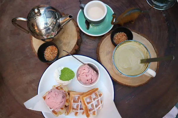 。新竹食記。nolas café salon．城市裡的小綠洲．在美髮廳喝下午茶