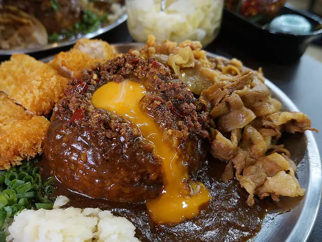 ★本家★台灣咖哩 松江南京店 ♥ 台日混血咖哩飯 ♥ 1300g咖哩飯等你來挑戰