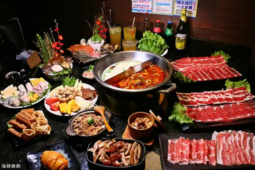 台北大直美食『金極鮮火鍋吃到飽』麻辣鴛鴦鍋/頂級肉品海鮮/啤酒/哈根達斯/甜點飲料/菜單價位/壽星優惠/讀者好康(捷運劍南路站)
