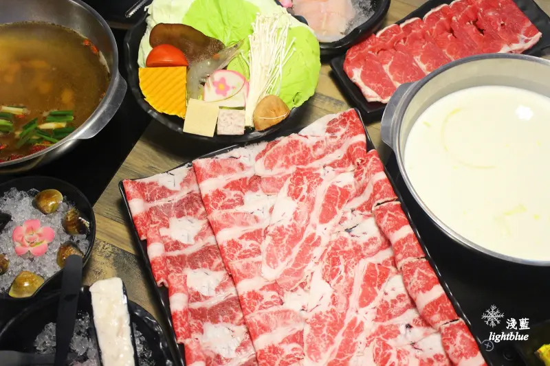 [ 民生社區美食 ] 淺藍 × 饗樂shabu～松山民生社區圓環豐盛套餐式火鍋