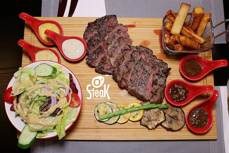 【羽諾食記】『OSteak Taipei歐牛排法餐廳』❤法式料理x紅白酒x牛排❤台北捷運東門站美食 永康商圈牛排推薦