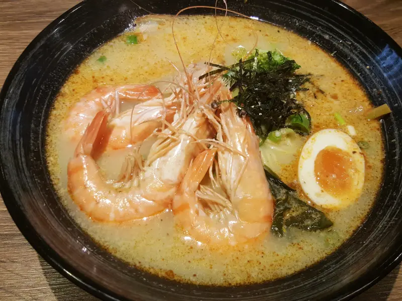 【食-新竹東區】小樽日本拉麵★鮮美蛤犡蜊拉麵☆極品大蝦拉麵★飲料、味噌湯無限享用