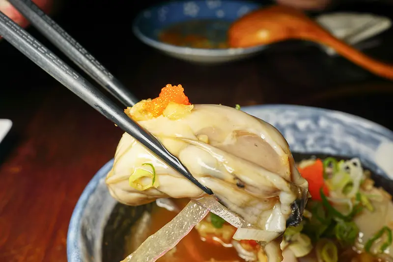 松江南京居酒屋 南森町, 蒜香廣島牡蠣讓人還想再吃!!