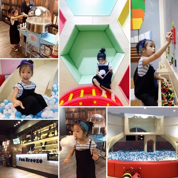 內湖。親子餐廳>>美式工業風格 FUN BREEZE 放風親子餐廳 ♥︎ 附設兒童遊戲室 ♥︎ 近捷運