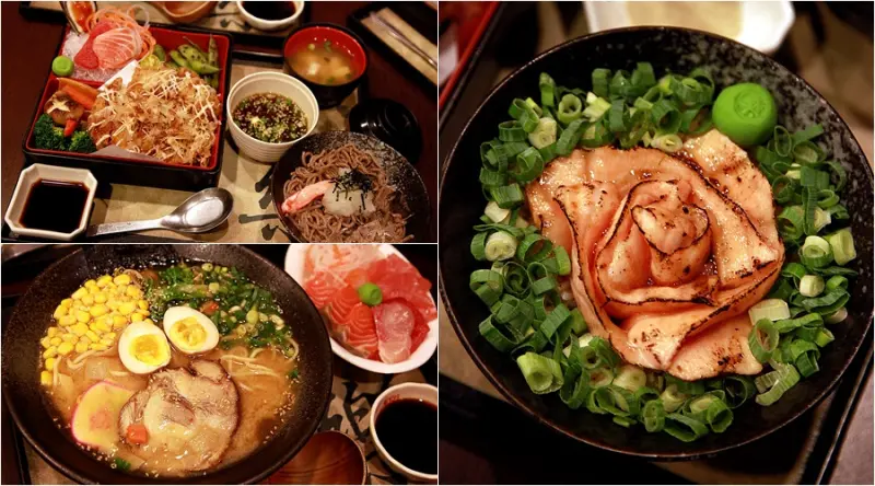 【台南中西區-食記】芯芯要去【樂坐屋~好吃、好喝、好健康】雞唐揚炙燒鮭魚丼|豬排大阪燒冷麵(厚)|味噌拉麵定食