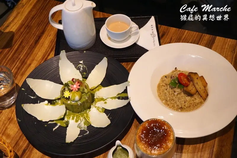 【台北中山】中山超人氣餐廳Cafe Marche 咖啡瑪榭！夢幻甜點抹茶狂想曲超酷！文末有咖啡瑪榭菜單！捷運中山站餐廳！ @猴屁的異想世界