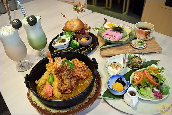 台中日式早午餐。錦小路物語。類懷石料理的日式套餐，精緻漂亮清爽好吃價格不貴高CP值