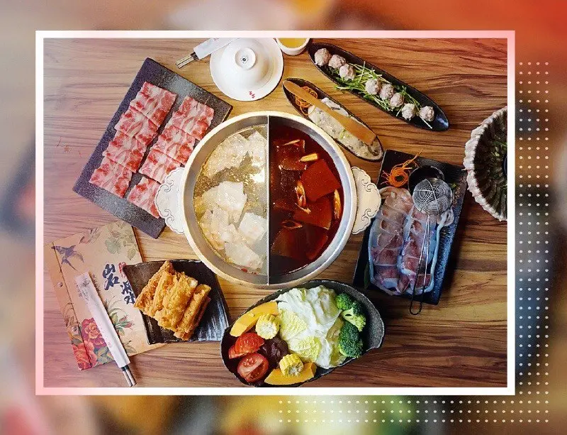 岩漿火鍋竹東明星店。竹東麻辣火鍋推薦。單點式火鍋。漢方麻辣的獨特香氣讓人難忘，招牌菜火焰炙燒豬一次擁有視嗅味覺的藝術饗宴