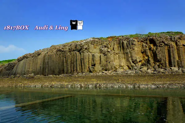 【澎湖。西嶼】池西岩瀑。九孔瀑布。池西玄武岩柱。柱狀玄武岩景觀