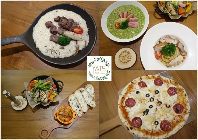 《新竹美食》YATS葉子餐廳～道地美味的義式料理STAY to eat，自然清新的用餐環境讓人忘卻塵囂，近新竹好市多