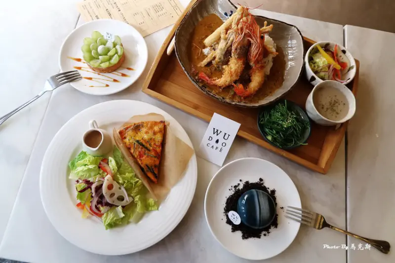 【台南中西區美食】熨斗目花珈琲 珈哩。老屋品嚐美味迷人甜點 印度咖哩海老天使蝦香濃下飯 IG熱門打卡餐廳 台南甜點推薦|西門圓環|赤崁樓|新美街|