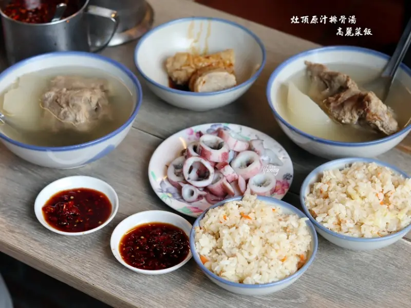 大橋頭站 | 灶頂原汁排骨湯 高麗菜飯 連續兩年米其林必比登推介 大同區延三夜市 - ifunny 艾方妮的遊樂場