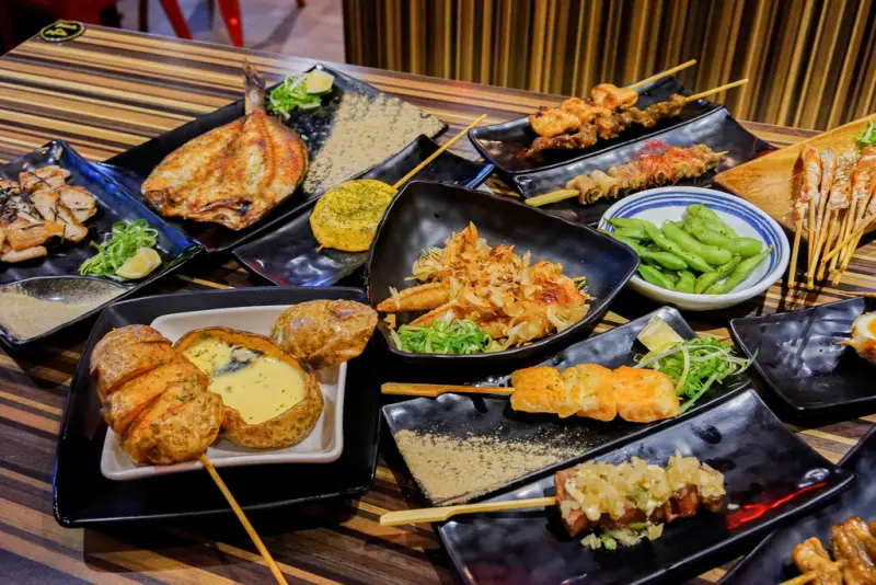 『燒鳥串道X魔王佩』台北中山區 平價豐富口味 行天宮串燒居酒屋 免費柴魚飯/茶泡飯吃到飽 捷運行天宮站『內文有店家資訊』 