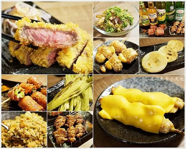 『台中。西屯區』翔樂食堂║逢甲夜市IG打卡新地標，工業風深夜食堂越夜越熱鬧，吃美食享樂趣，炸物/串燒/丼飯，還有令人驚豔的炸牛排外酥內嫩超啾西〜