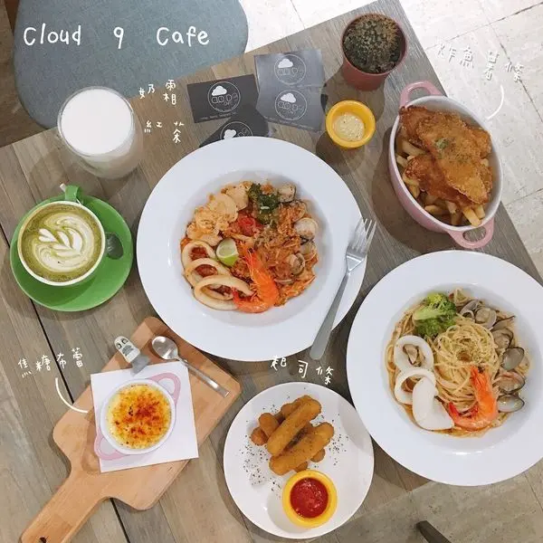 食記 台北 Cloud 9 Cafe ​​​​​​​捷運台北101世貿 隨便點都好吃