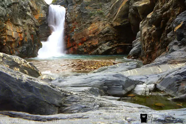 【南投。仁愛】精英瀑布。攔沙壩。野溪溫泉。精英溫泉。塔羅灣溪