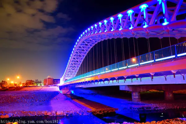 【台中。北屯】浪漫夜拍新景點。海天橋