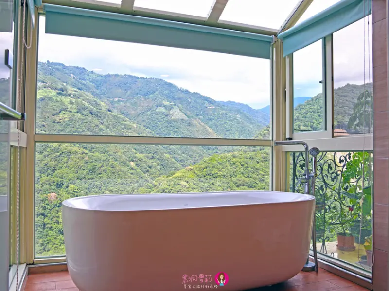 【住宿】桃園／復興「谷點咖啡民宿」．超美山景浴缸/一泊二食〃拉拉山