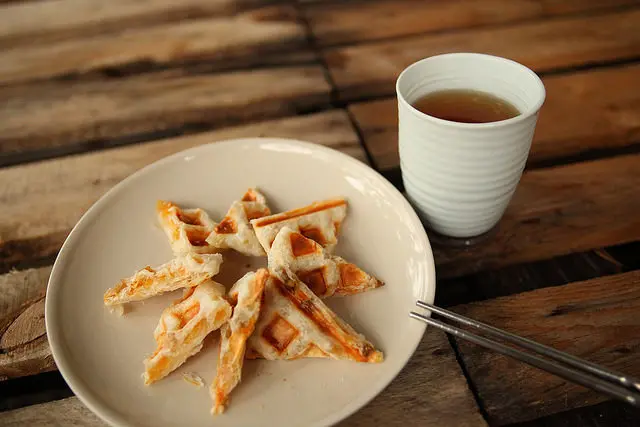 【台東-鹿野美食】紅茶．食堂.蜜香紅茶.地瓜鬆餅.泡菜三明治