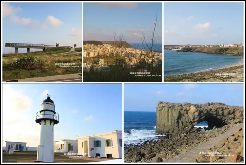 澎湖西嶼。夢幻沙灘。小池水庫。鯨魚洞。西臺餌砲。漁翁島燈塔機車趴趴走