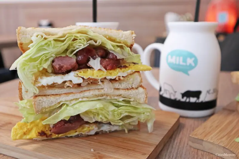 [台北]吃就對了-傳統市場邊的豐盛三明治