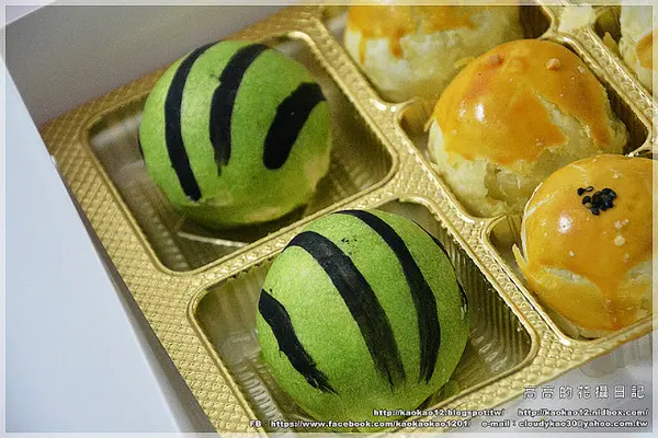 【宅配】高雄 麵包花園烘焙坊《團購中秋禮盒系列》西瓜月餅蛋黃酥 柳柳球果凍        
      