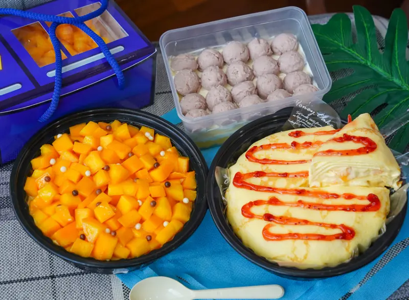 [高雄]麵包花園烘焙坊-超有梗超商蛋包飯蛋糕、芒果丼飯!夏季必吃芒果爆多便當 @美食好芃友