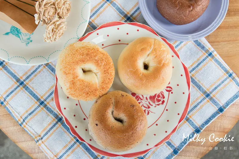 [食癮-麵包]Milky Cookie｜多達65種口味的好吃手作貝果，當早餐、送禮物、一起野餐的好朋友！｜台北市中正區｜台電大樓站
