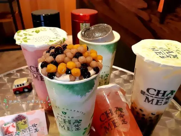 【台中】滿滿的配料★滿足口慾★茶香奶濃郁★人氣Q罩杯★必點必喝★盡再CHA ME 恰迷紅茶專家