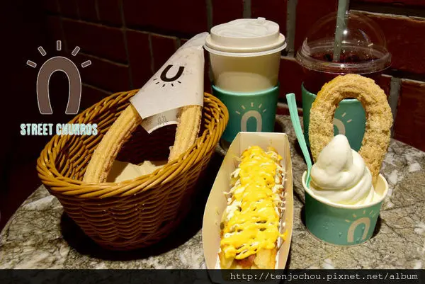 花花，甲飽沒【台北食記】Street Churros Taiwan韓國超人氣吉拿棒！新光三越A8二店開幕囉！