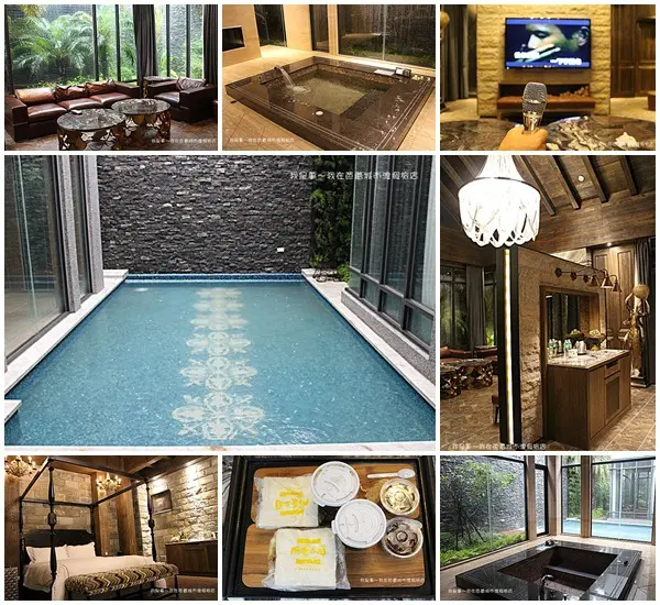 『台中。芭蕾城市渡假旅店』～Villa式汽車旅館／廣敞KTV原聲原影／頂級享受／露天泳池／瑞士滑雪度假木屋