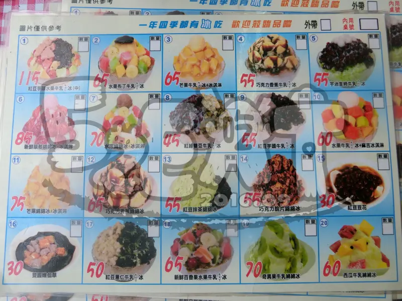 【忠孝夜市人氣冰品推薦】大碗公綿綿冰價位，菜單大公開！超棒夏天消暑盛品！台中南區美食小吃旅遊景點推薦！