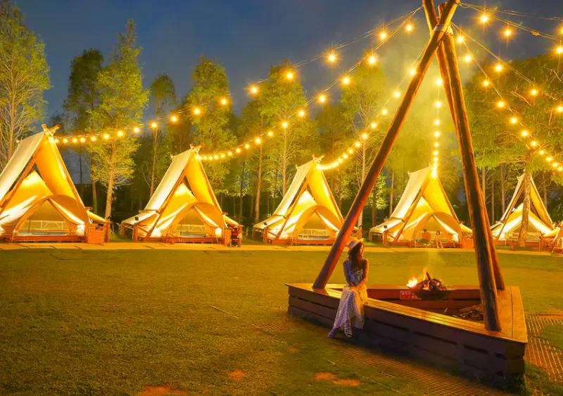 高雄淨園休閒農場2.0大升級~落雨松星空帳篷 x巴里島風夜泰美餐廳 @美食好芃友