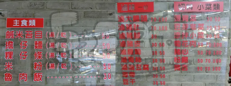 【台中西區美食鹹米苔目推薦】高雄鹹米苔目菜單價位大公開！超古早味的向上市場美食～台中向上市場美食小吃旅遊景點推薦。
