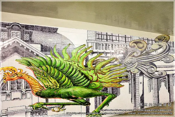 【臺南】東區。衛民街彩繪地下道        
      