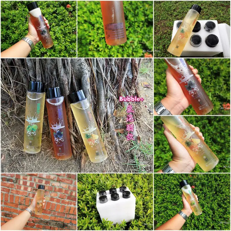 【台南宅配】Bubble+果醋氣泡飲：來自台東鹿嘉農莊嚴選製作，潮味十足的果醋氣泡飲，大人小孩都會愛的健康飲品！