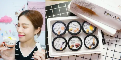 【屏東伴手禮】不添加人工香料 屏東盛產水果製成 ♫ Corn Alley屏東玉米三巷 純粹自然味冰淇淋（6入）