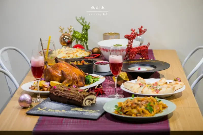 餐酒食記｜牧山丘Mu Hills｜經典聖誕大餐期間限定錯過就等明年台北百年老街中的浪漫玻璃屋｜迪化街美食｜捷運北門站美食推薦 - 麥仔の生活日記