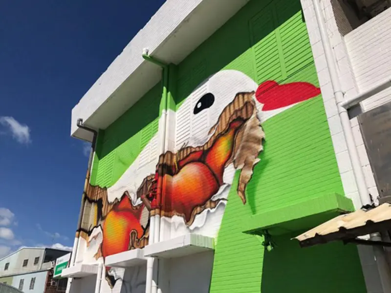 屏東最新拍照景點，枋山郵局大變身!!