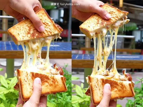 台中早餐 | 吐司怪獸行動餐車(Toast Monster)。東海早餐推薦 外面吃不到的恰吉吐司，浮誇爆餡就像瘋狂土石流！