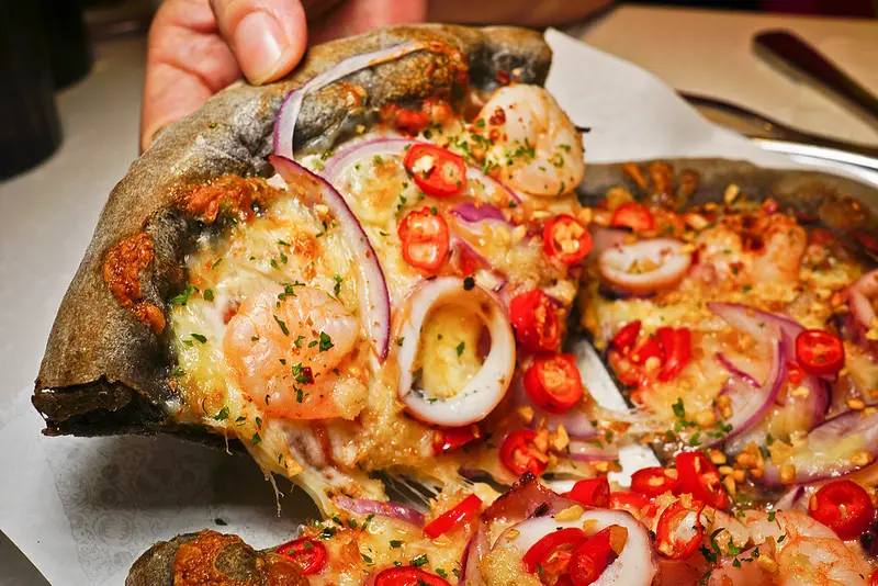 189元就可以自己選料定製披薩!! 中山國中站 Pizza CreAfe’ 客意比薩.咖啡 (民權店) 松山區披薩!!