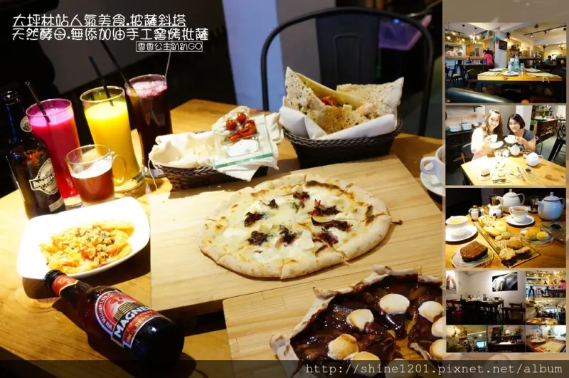 【新店大坪林站下午茶.披薩斜塔】二訪天然酵母.純手作料理.平衡健康與美味