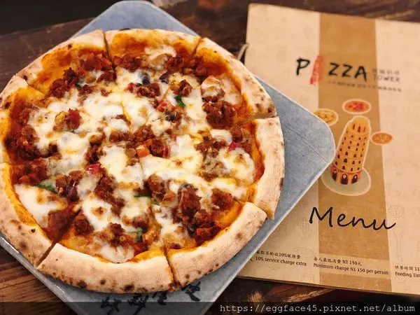 [新店美食] 魔法比薩專家「披薩斜塔 Pizza Tower」口味創意多樣化！#大坪林站 #愛評體驗券