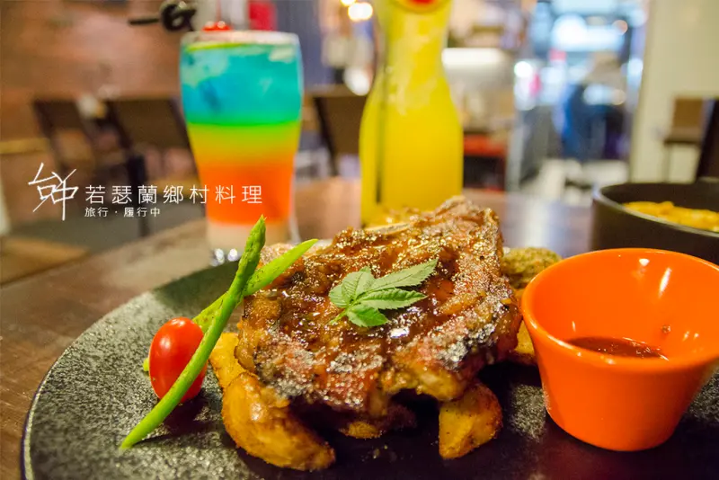 台中‧西屯 | 若瑟蘭鄉村料理，悠坐在鄉村紅磚屋啖美食、賞影集