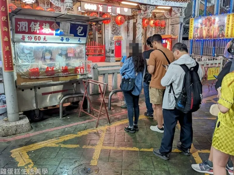 【新竹食記】新莊廟街夜市潤餅捲 -
