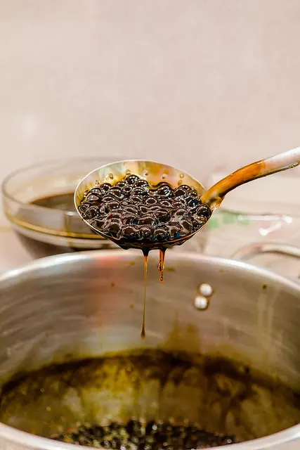 【廣宣】【中和環球影城美食】真材實料又大又軟Q-高茂黑糖粉圓