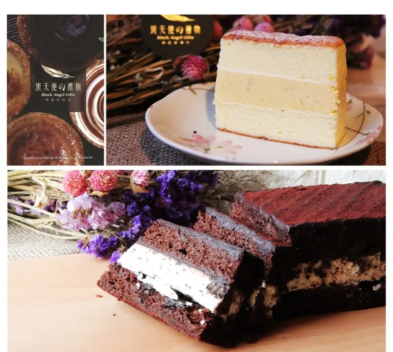 黑天使的禮物~檸檬鐵塔乳酪條 深黑白巧克力